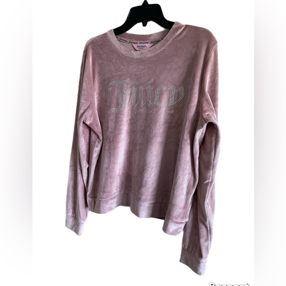 Juicy Couture Blush Pink Crewneck Long sleeve 🎀